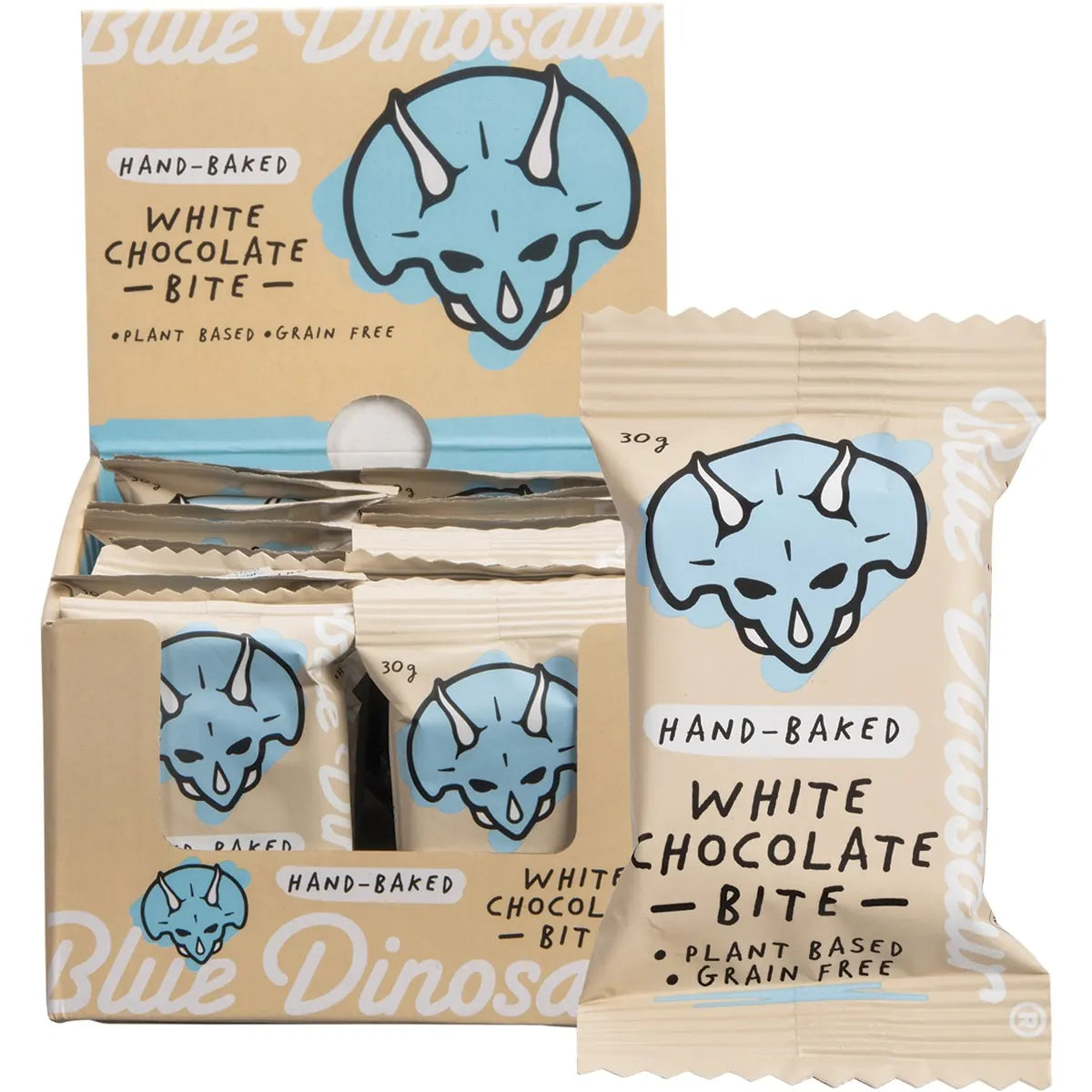 Blue Dinosaur Hand Baked Bites 30g x 18